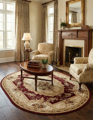 7' 10 x 10' Chateau Oval Rug