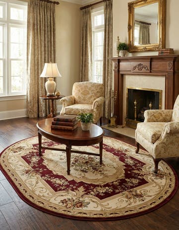 7' 10 x 10' Chateau Oval Rug