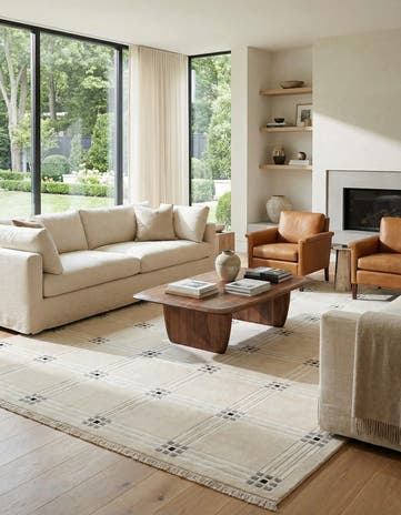8' 1 x 11' 5 Hand Knotted Darya Wool Rug