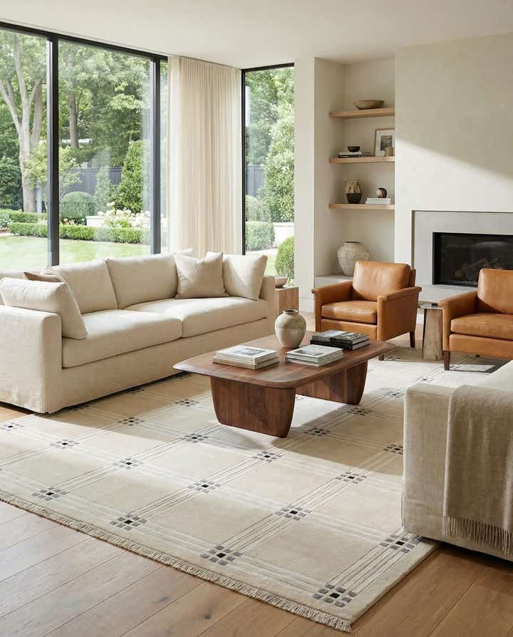 8' 1 x 11' 5 Hand Knotted Darya Wool Rug