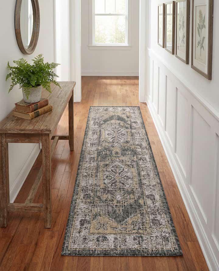 60cm x 185cm Leicht zu reinigen Traditional Innen- / Aussenbereich Läufer Teppich