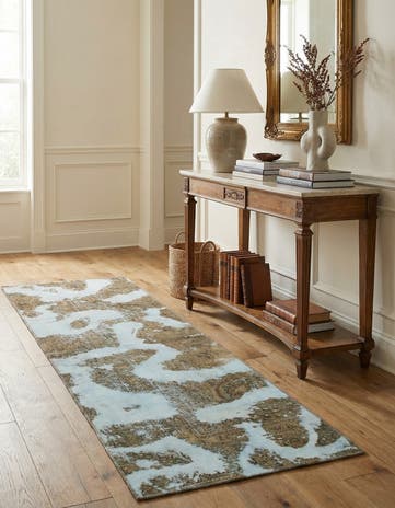 3' x 9' Hand Knotted Ultra Vintage Persian Wool Runner Rug