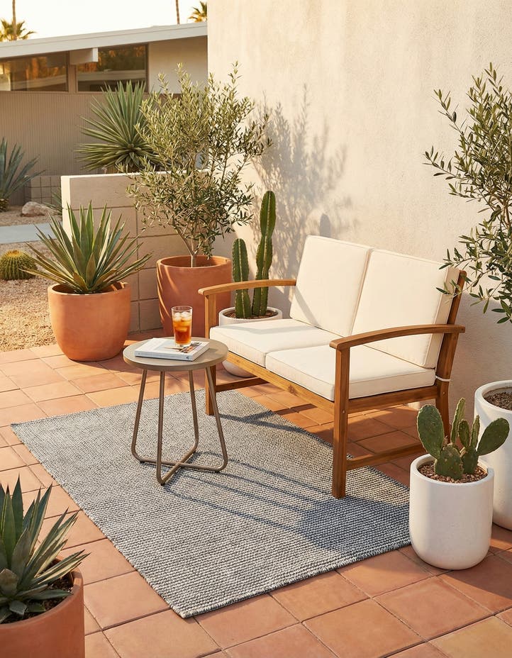 3' 3 x 5' 3 Easy-Clean Jill Zarin Palm Springs...