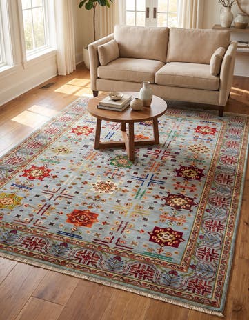 5' 1 x 6' 7 Hand Knotted Ariana Ziegler Rug