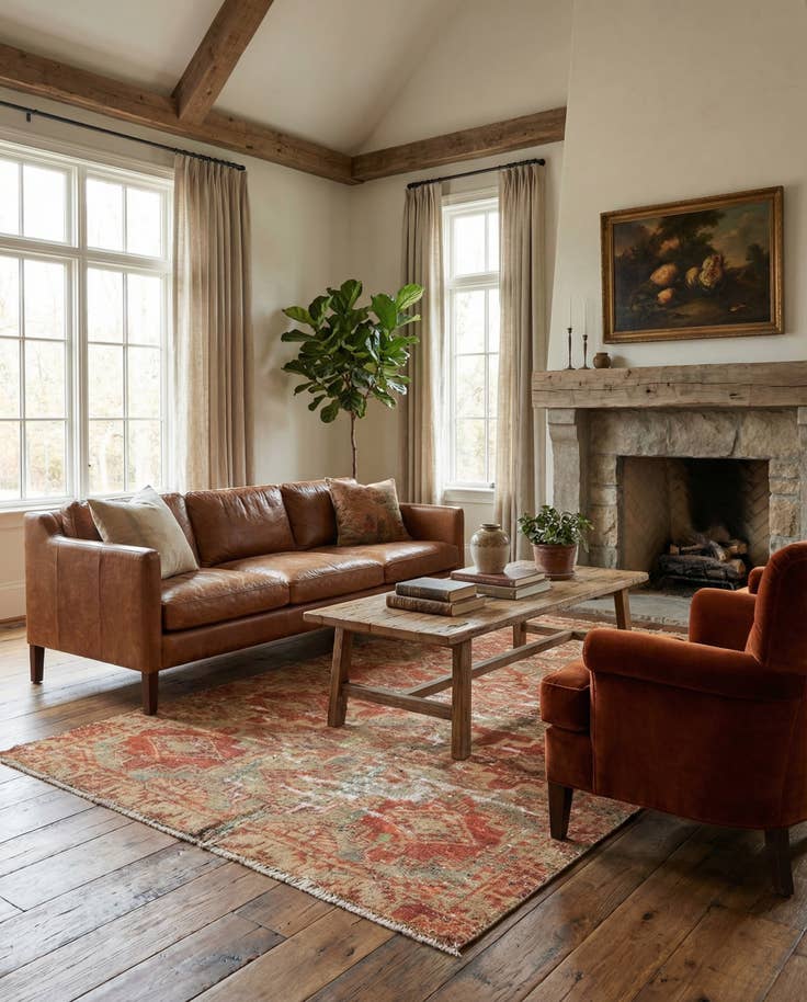 Detail image of 4' x 7' 6 Hand Knotted Ultra Vintage Persian Wool Rug