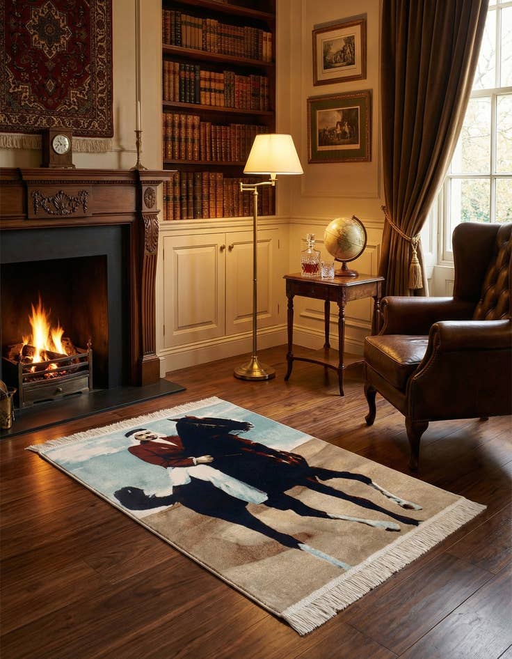 Detail image of  2' 6 x 3' 3  Hand Knotted Tabriz Persian Rug