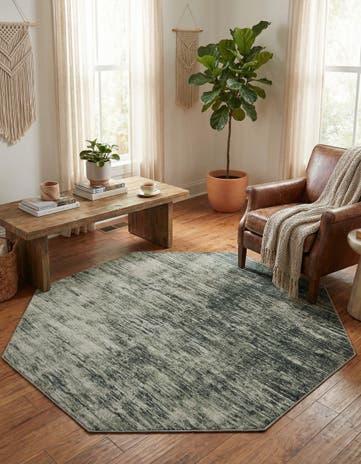 7' 7 x 7' 7 Asha Octagon Rug