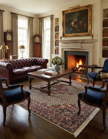 6' 8 x 7' 10 Bidjar Wool Rug