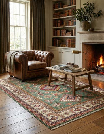 5' 4 x 8' 1 Kazak Wool Rug