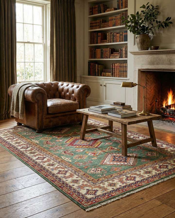 5' 4 x 8' 1 Kazak Wool Rug