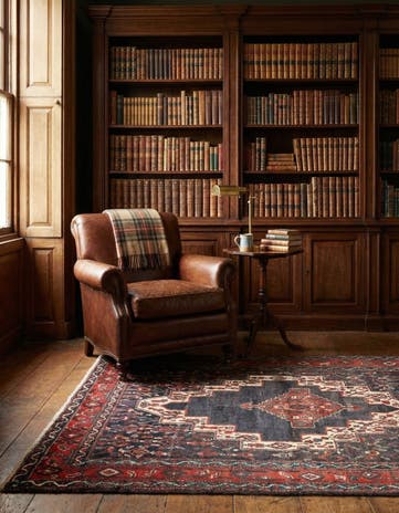 4' x 4' 11 Hamedan Rug