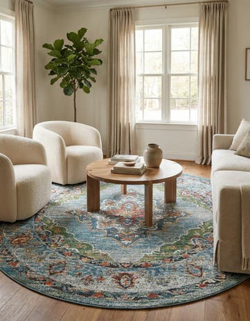 7' 10 x 7' 10 Isabella Round Rug