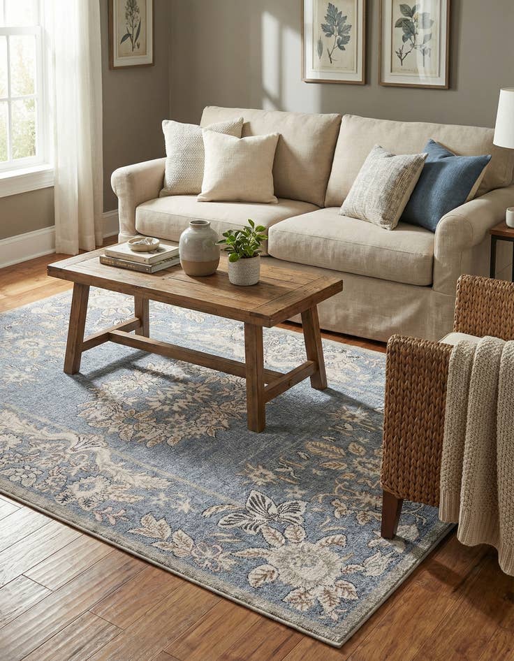 Detail image of  5' 3 x 8' Eco Traditional Rug