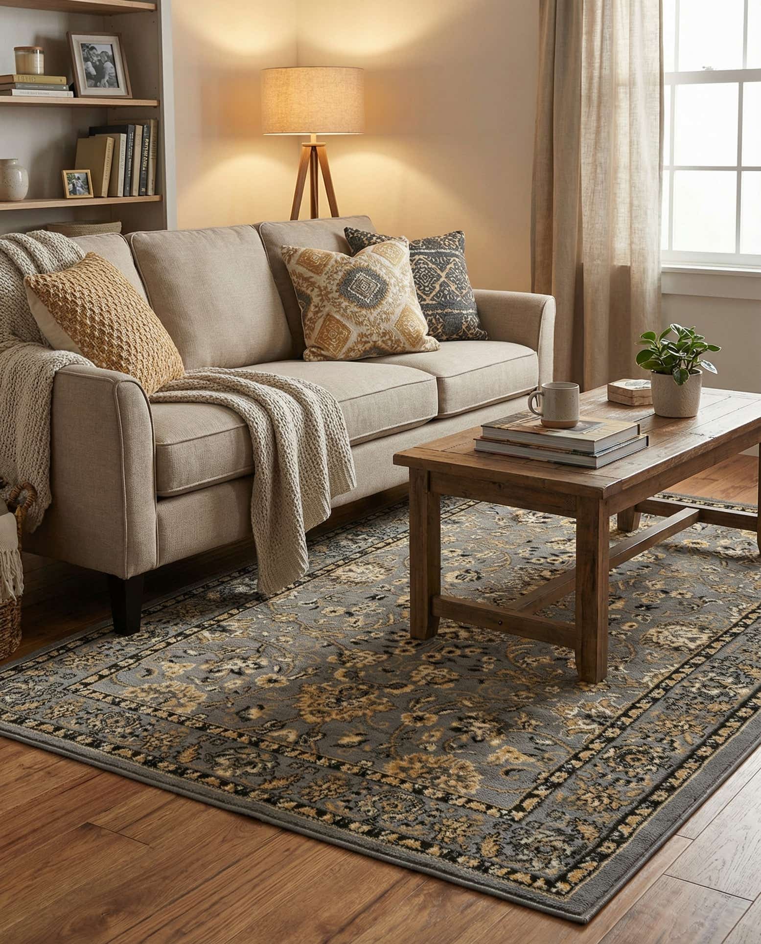 4' x 6' Kashan Design Rug