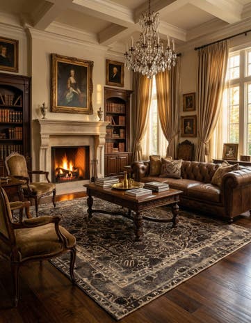 7' 11 x 11' 3 Vintage Royal Wool Rug
