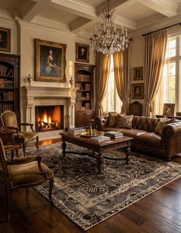 7' 11 x 11' 3 Vintage Royal Wool Rug