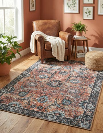 4' 1 x 6' 1 Washable Timeless Rug