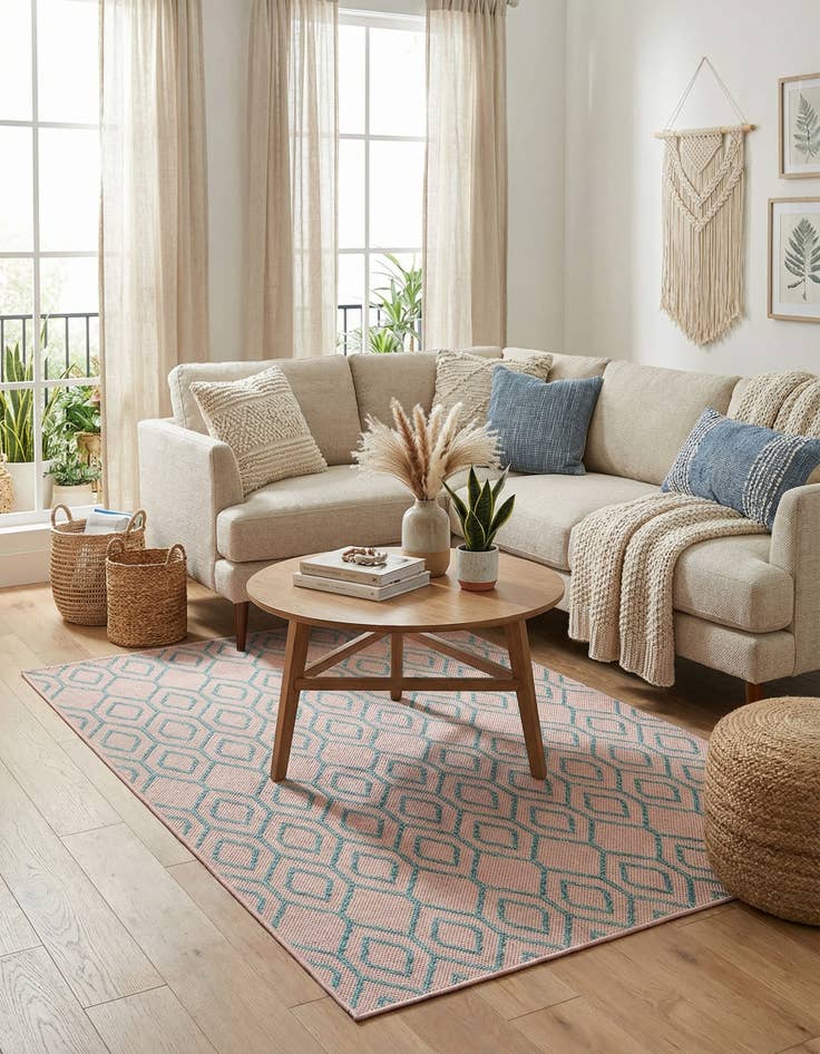 Detail image of 3' x 5' 3  Washable Jill Zarin Turks and Caicos Indoor / Outdoor Rug