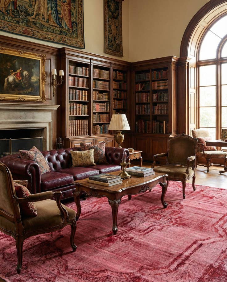 Detail image of 8' 6 x 12' 10 Vintage Royal Wool Rug