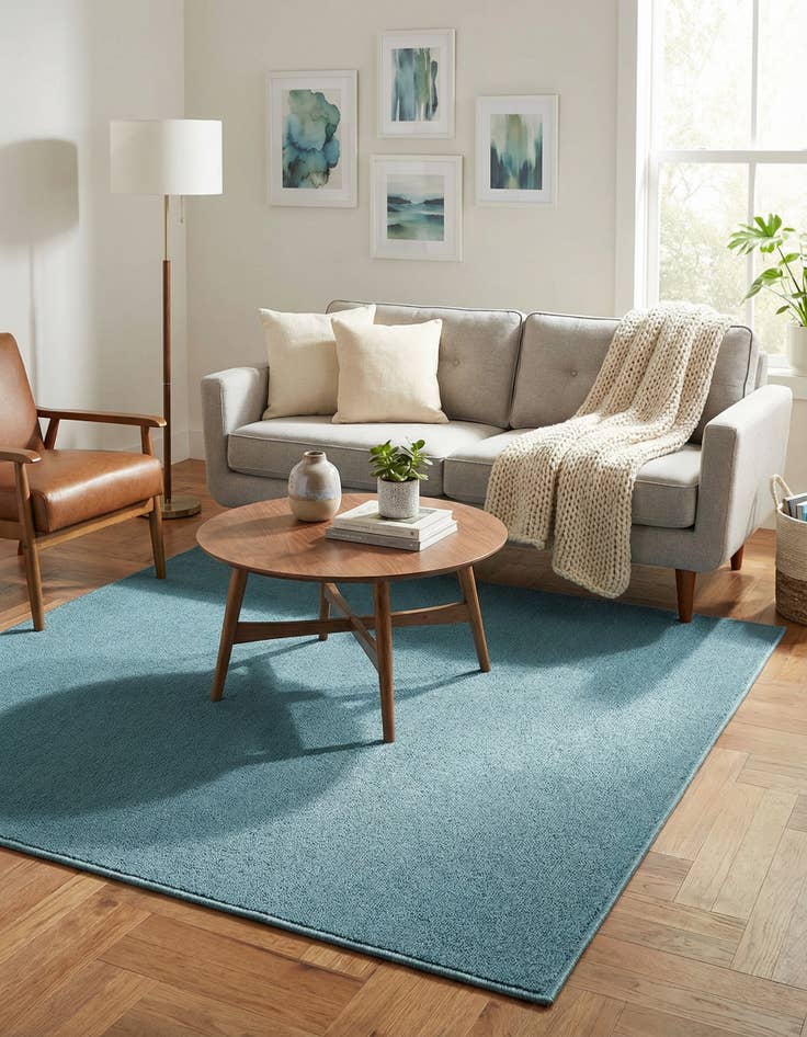 Detail image of  5' 3 x 5' 3 Everyday Solid Square Rug