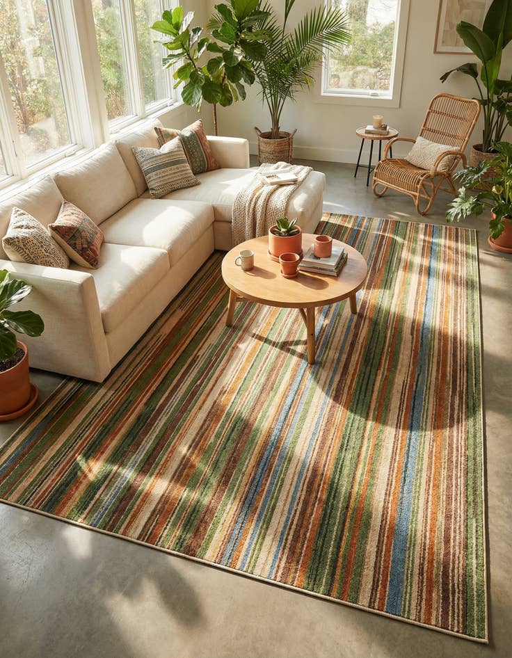 Detail image of 10' 6 x 16' 5  Washable Casablanca Rug