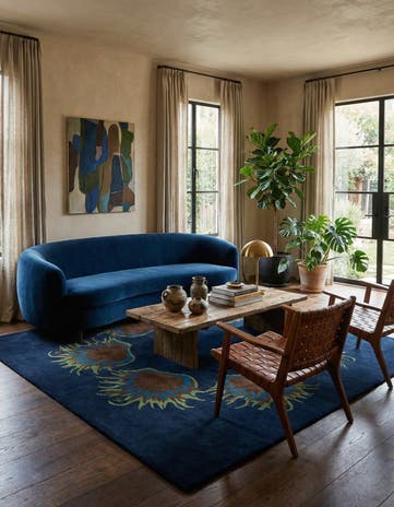 7' 6 x 7' 7 Luna Square Rug