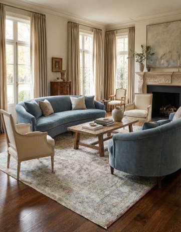 8' x 10' 8 Vintage Royal Wool Rug