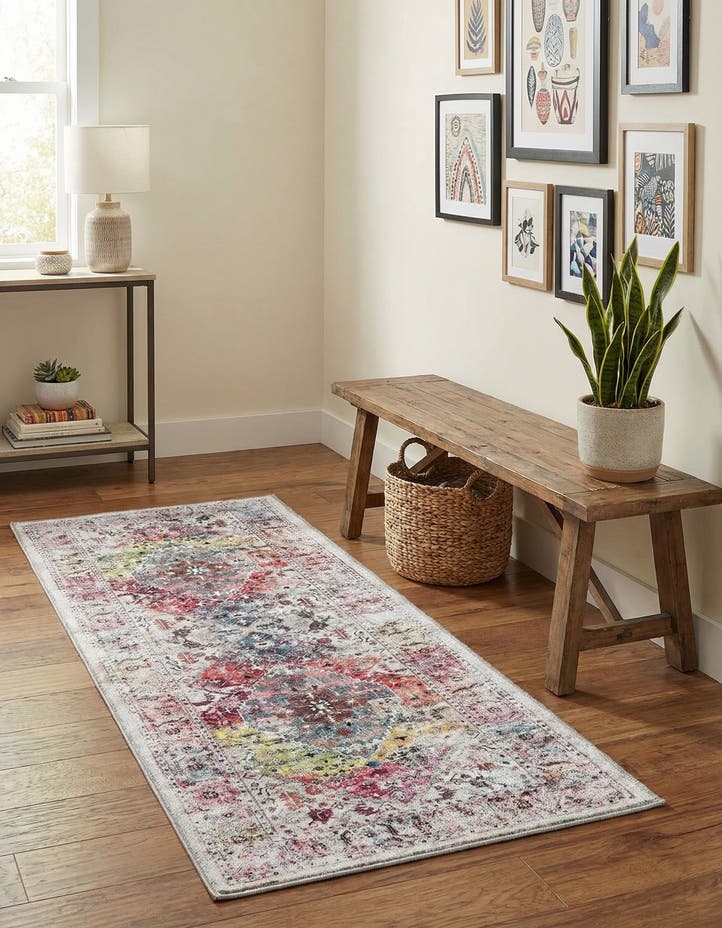 2' x 5' Washable Yara Runner Rug
