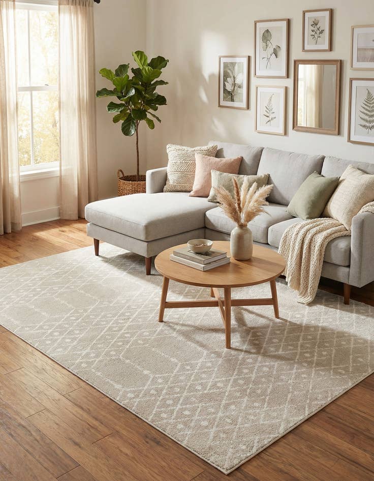 Detail image of  7' x 10' Paxon Trellis Rug