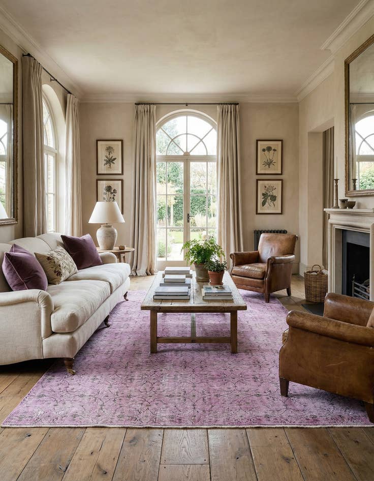 Detail image of 5' 11 x 9' 10 Ultra Vintage Wool Rug