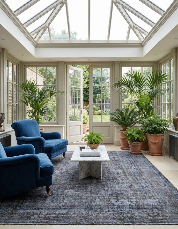 Detail image of 9' 9 x 12' 6 Vintage Royal Wool Rug