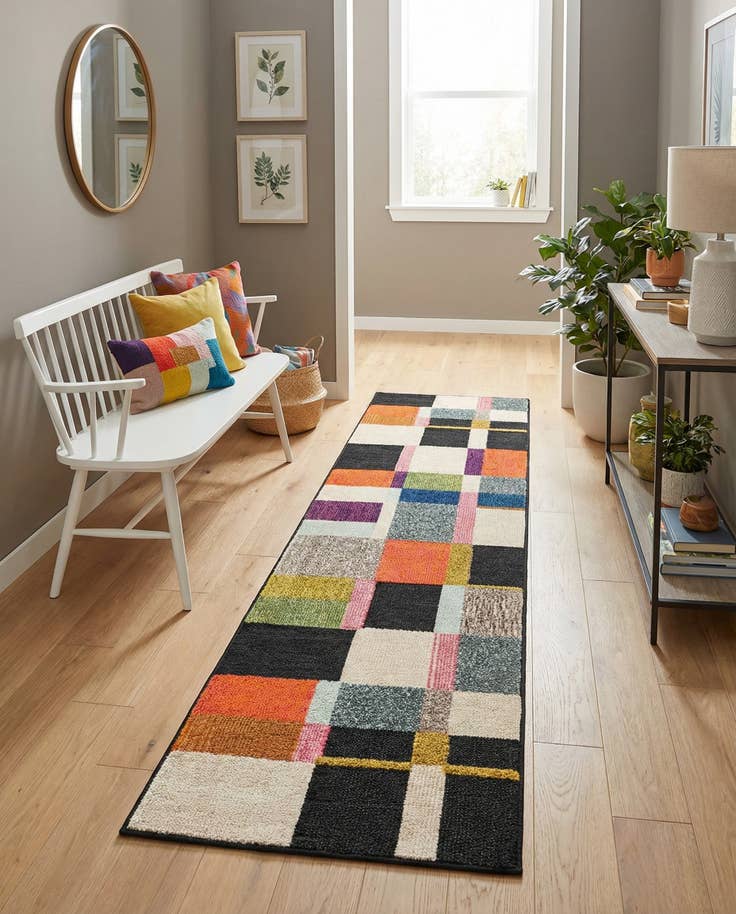 Detail image of 2' x 8' Easy-Clean Casablanca Indoor / Outdoor Runner Rug