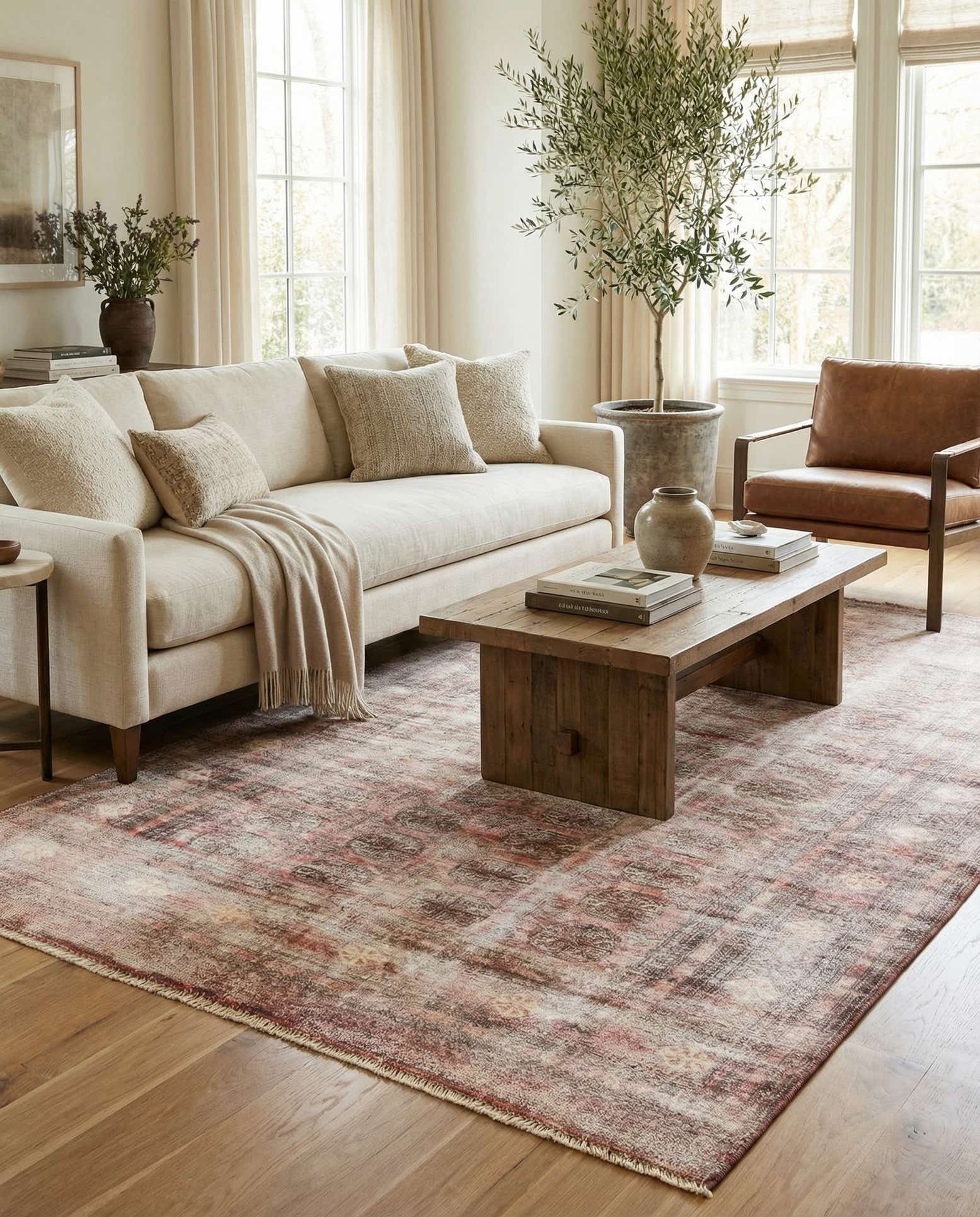 5' x 7' 6 Hand Knotted Ultra Vintage Persian Wool Rug