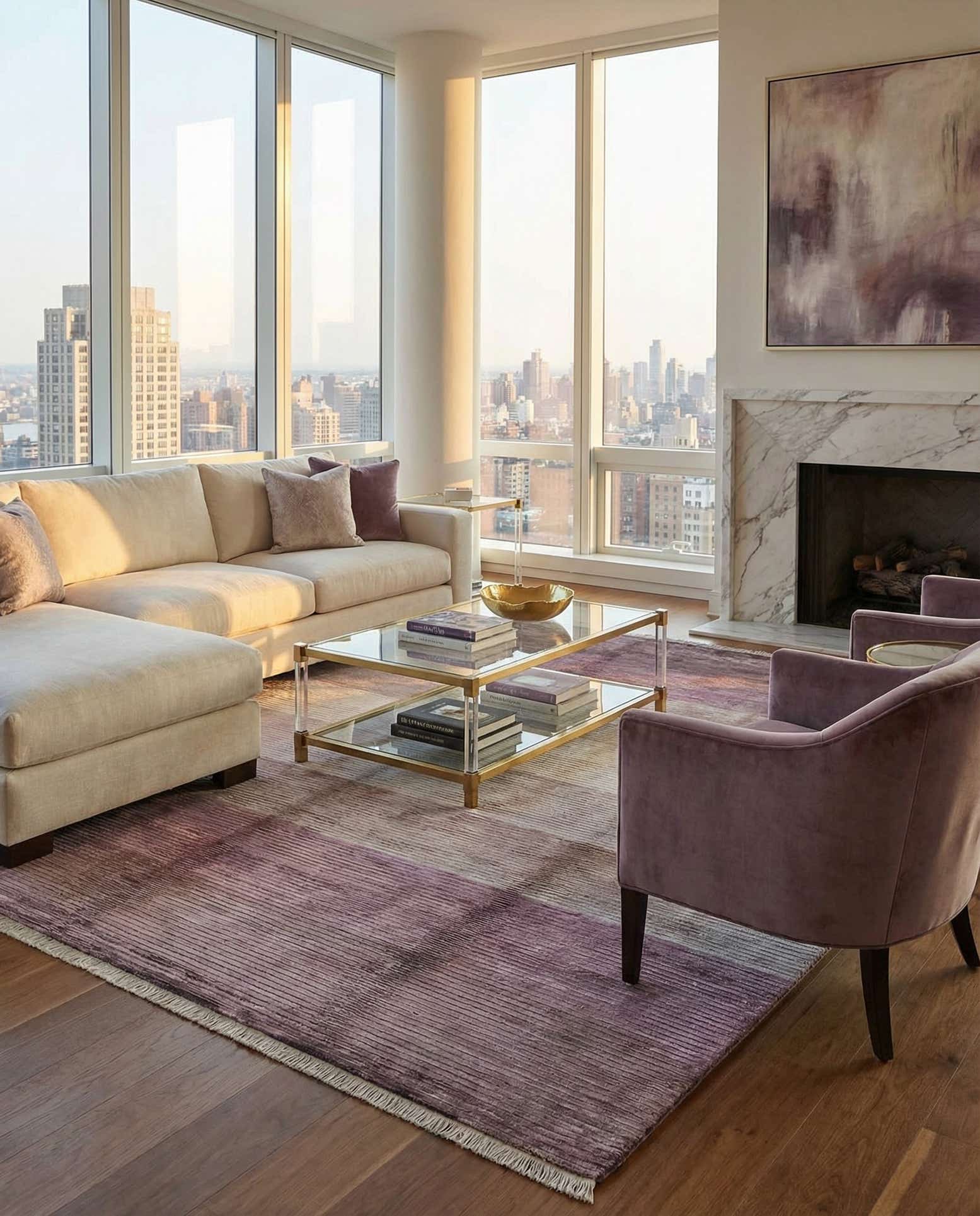 6' 6 x 9' 10 Hand Knotted Darya Wool Rug