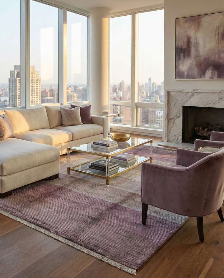 6' 6 x 9' 10 Hand Knotted Darya Wool Rug