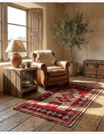 2' 10 x 5' 6 Hand Knotted Anatolian Wool Rug