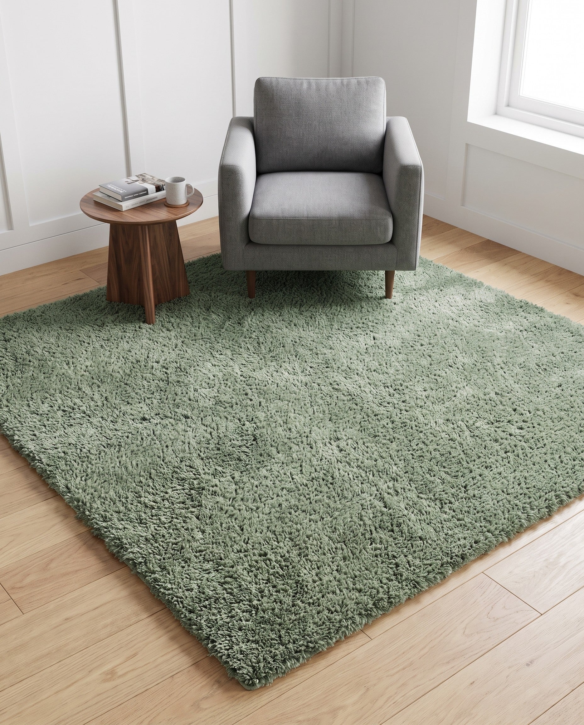 5' 3 x 5' 3 Zermatt Shag Square Rug
