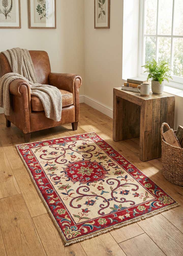 2' 8 x 4' 2 Hand Knotted Kazak Rug