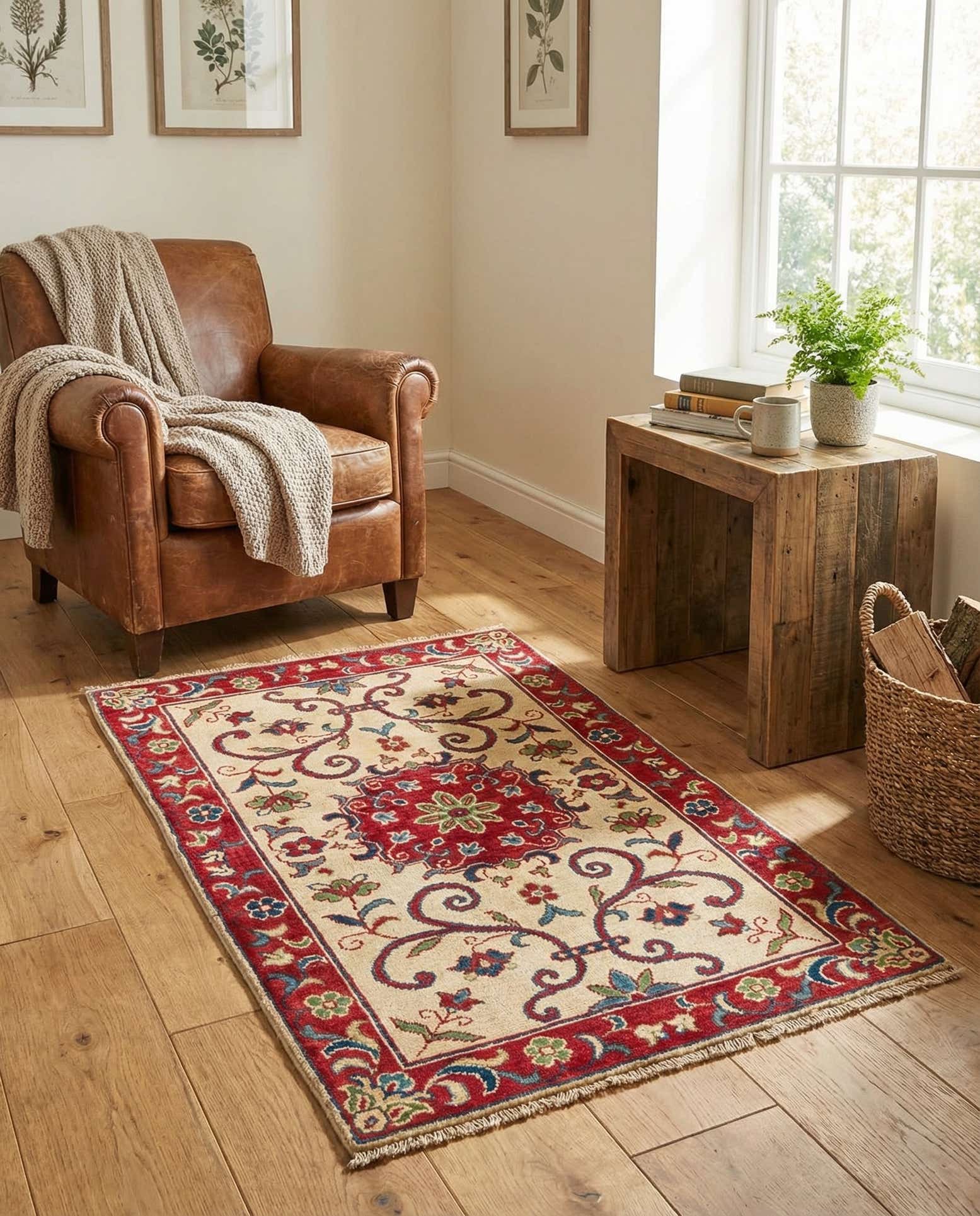 2' 8 x 4' 2 Hand Knotted Kazak Rug