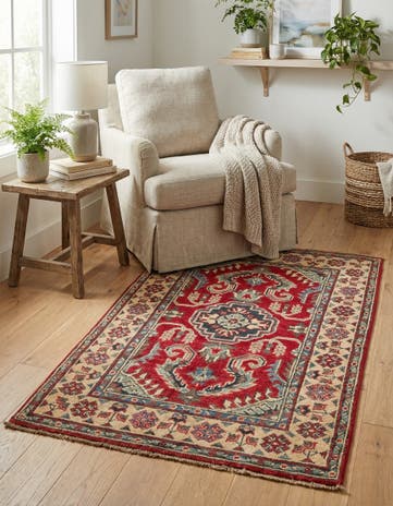 2' 8 x 4' 2 Hand Knotted Kazak Rug