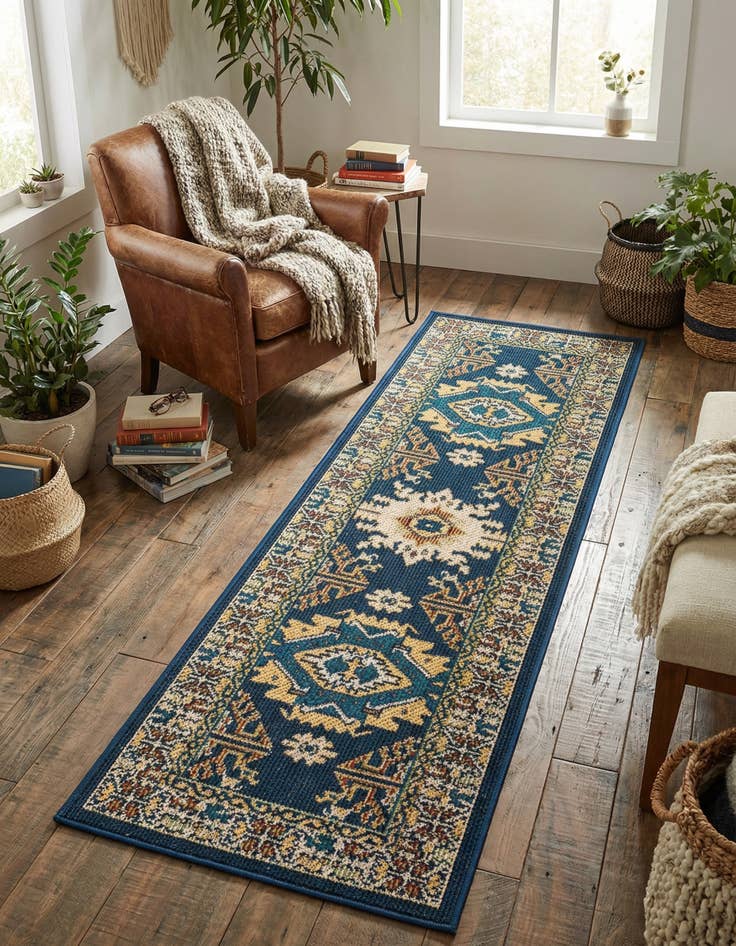 Detail image of 2' x 6' Easy-Clean Baja Indoor / Outdoor Runner Rug