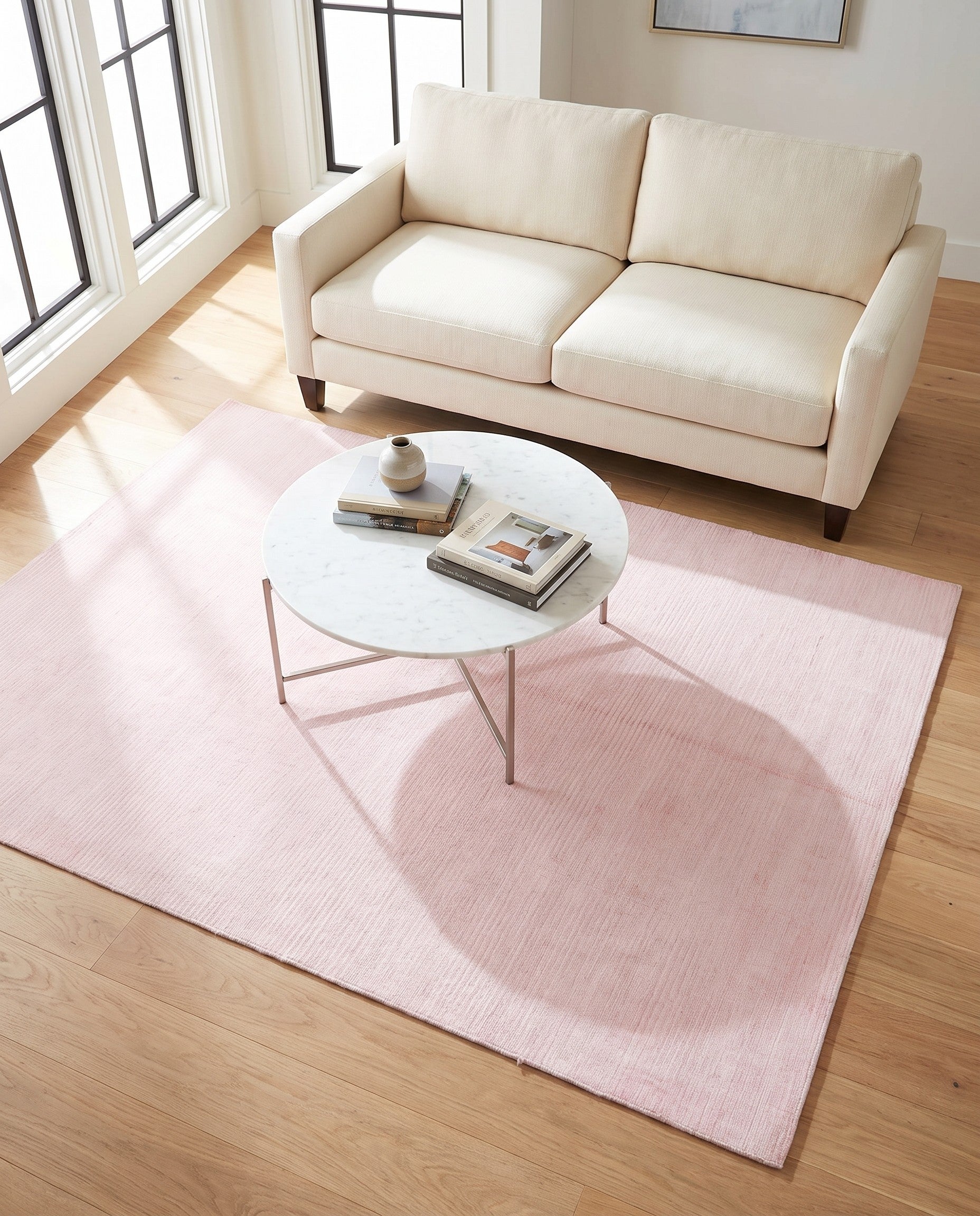 4' 11 x 6' 7 Hand Knotted Darya Wool Rug