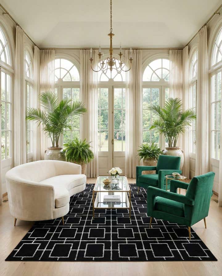 6' x 9' Marilyn Monroe™ Glam Deco Rug