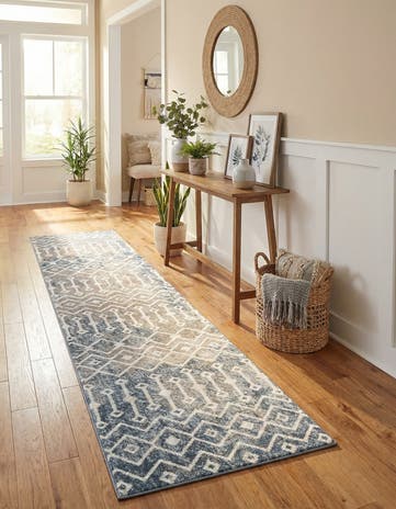 2' 7 x 13' Bohemian Trellis Runner Rug