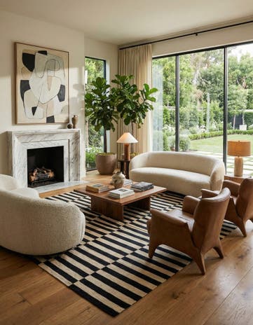 8' 2 x 9' 7 Hand Woven Kilim Modern Wool Rug