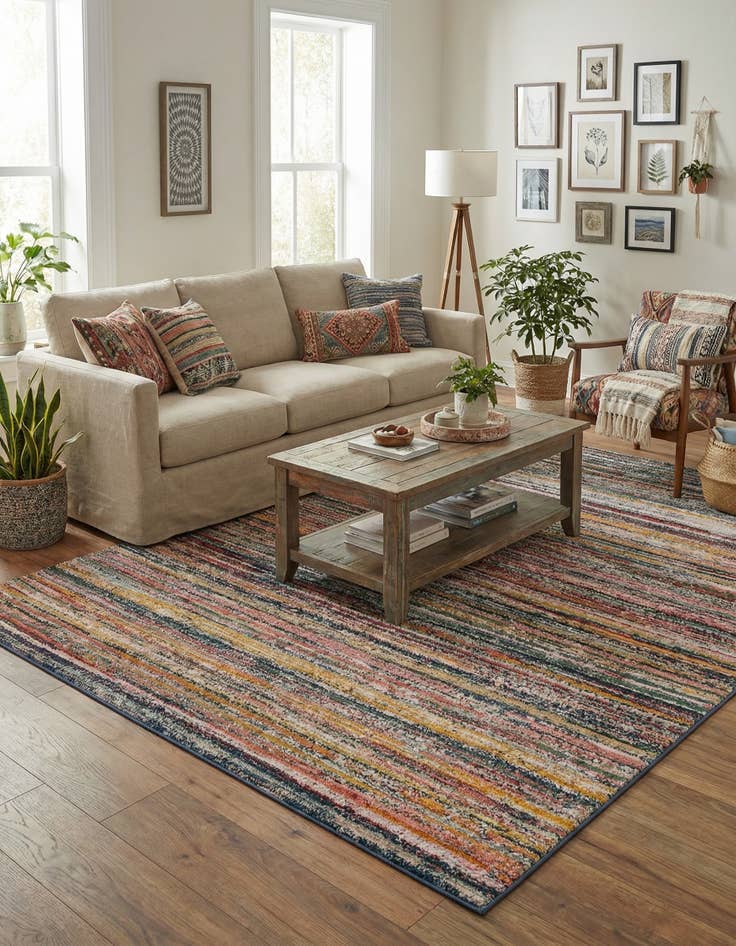 Detail image of  6' x 9' 2 Gemstone Rug