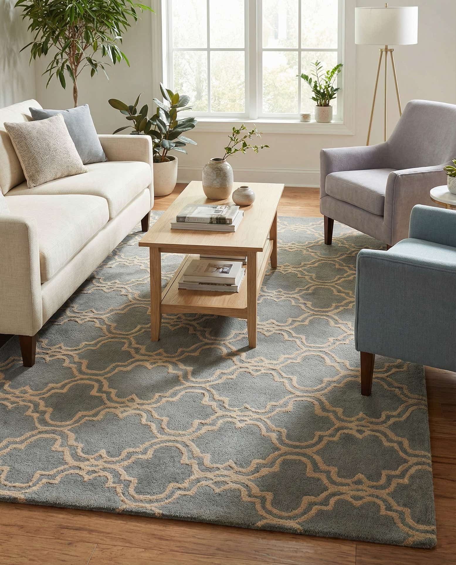 5' x 8' Luna Wool Rug