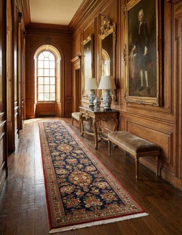 2' 6 x 12' 4 Ghom Wool Runner Rug
