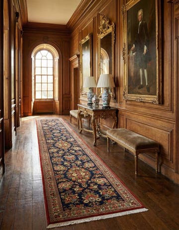 2' 6 x 12' 4 Ghom Wool Runner Rug
