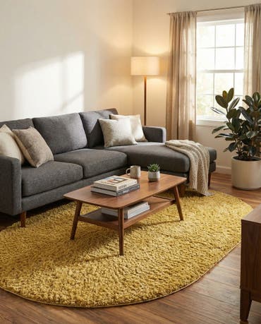  5' x 8' Everyday Shag Oval Rug